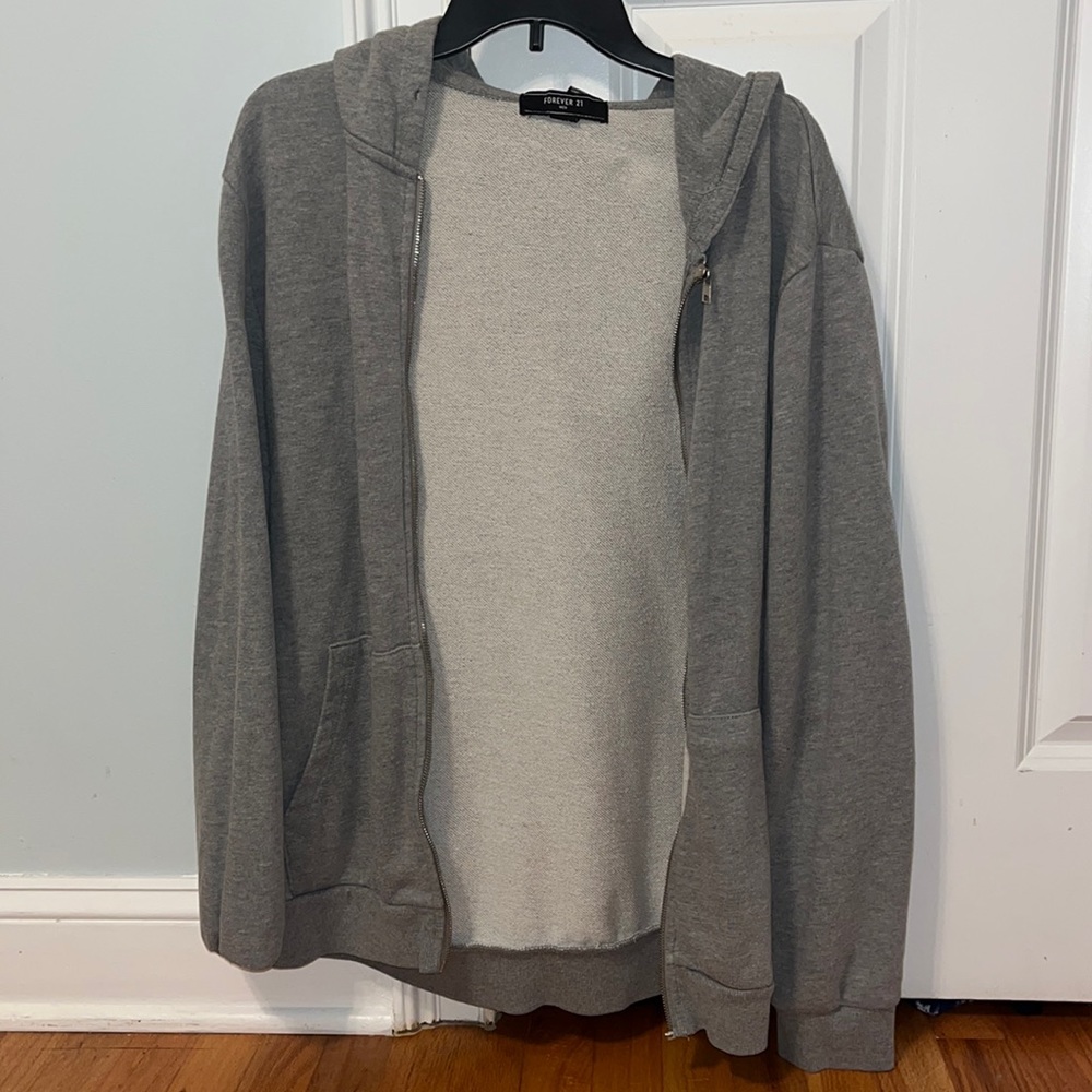 FOREVER 21 Large Gray hoodie